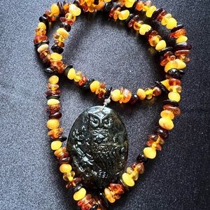 Vintage Baltic Amber Necklace.